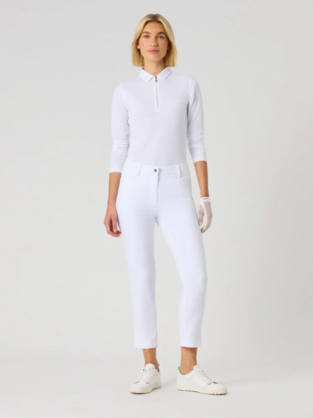 Daily Sports Lyric White Ankle Pants size 8